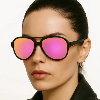 TopFoxx Poseidon Mirrored Pink – Tangle-Free Floating Aviators