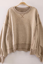 Vintage Washed Sweatshirt-Market Grey Boutique