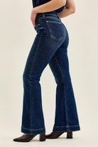 JB High Waste Petite Trouser Flare-Market Grey Boutique