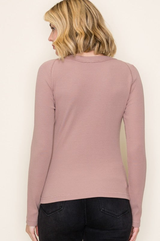 Clay Crew Exposed Seam Top