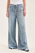 JB High Waist Palazzo Featherweight Denim