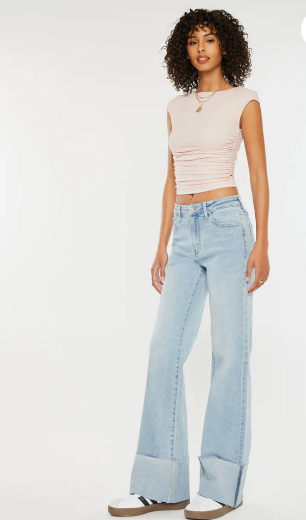KC Franny High Rise Wide Leg Flare