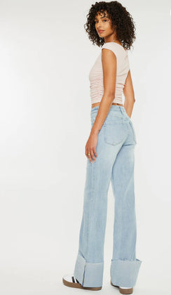 KC Franny High Rise Wide Leg Flare