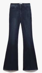 KC Natti Mid Rise Flare Denim-Market Grey Boutique