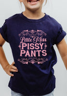 Kids Miss Pissy Pants Graphic Tee-Market Grey Boutique