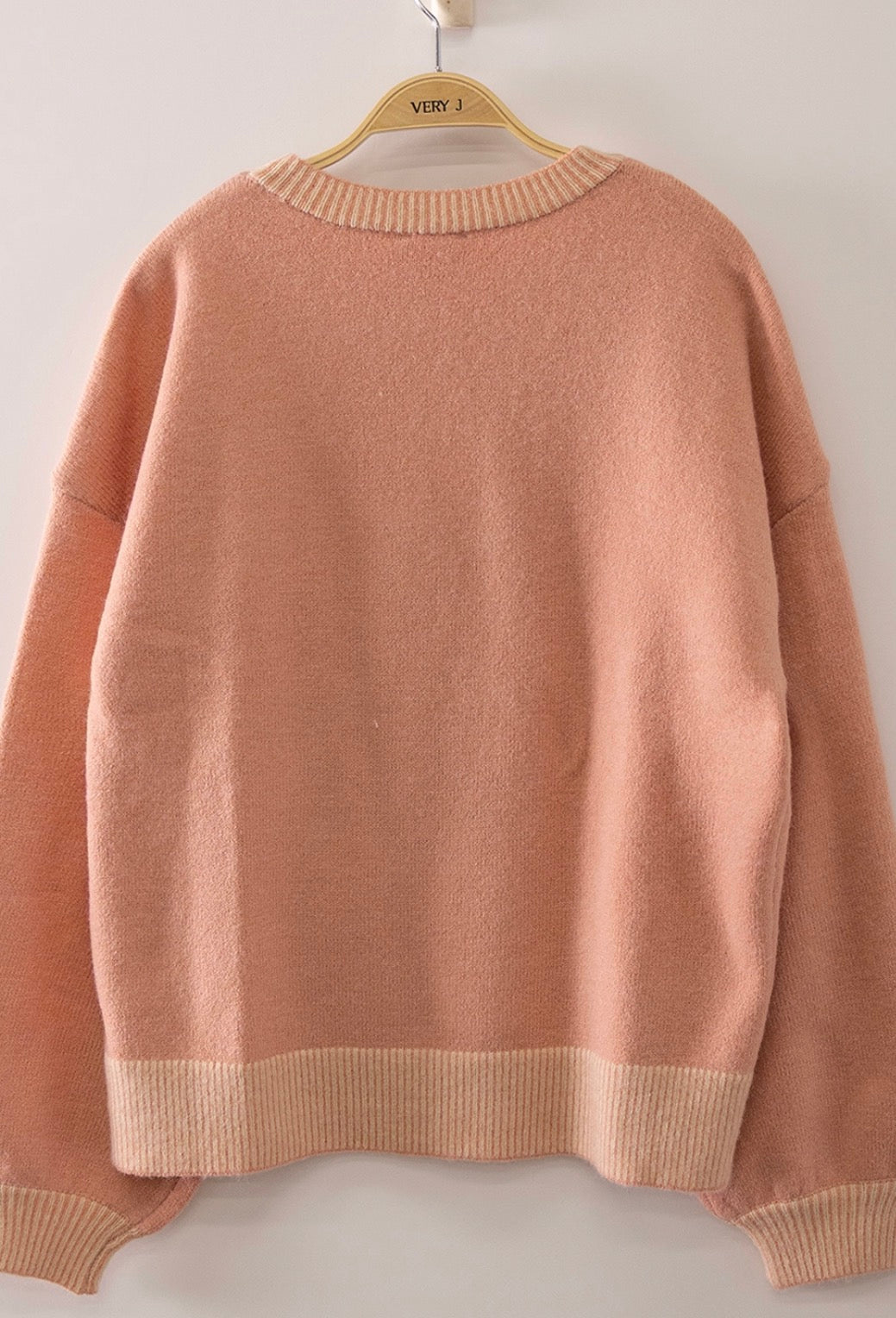 Doodle Knit Crewneck Sweater-Market Grey Boutique