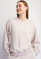 Luxe Scuba Crewneck Sweatshirt-Market Grey Boutique