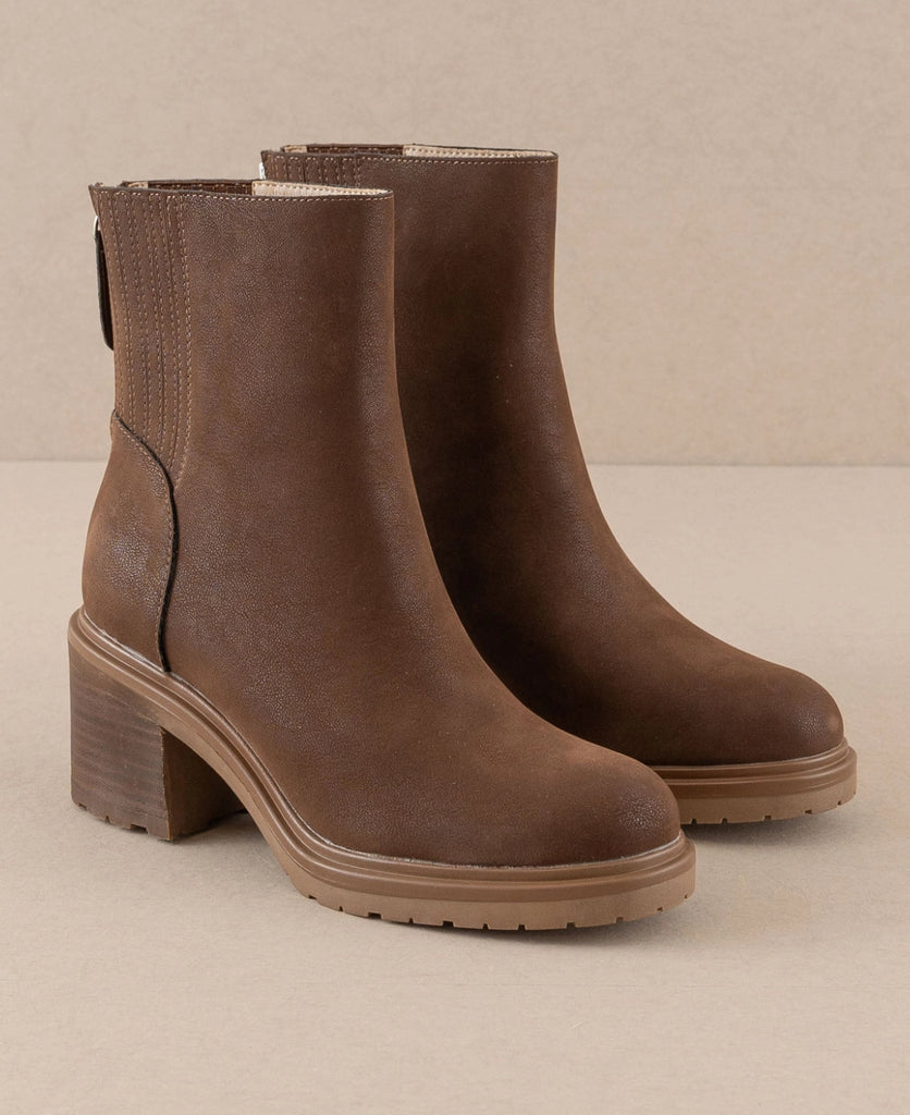 The Megan | Coffee Lug Chelsea Bootie