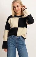 Checkmate B&W Sweater