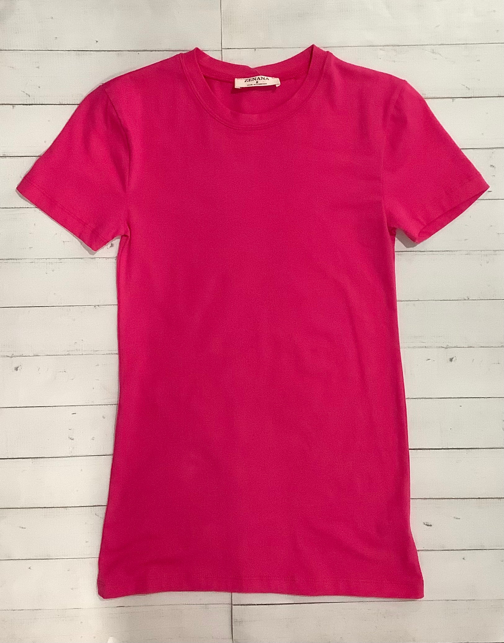 ZENANA PERFECT BASIC COTTON TEE
