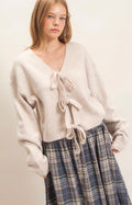 Two Way Tie Bow Detail Sweater