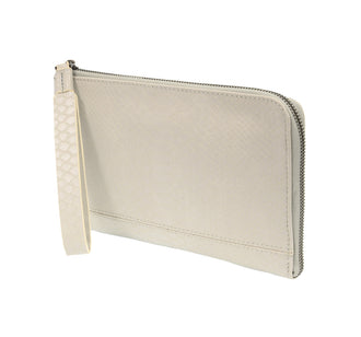 Tina Python Zip Around Wristlet