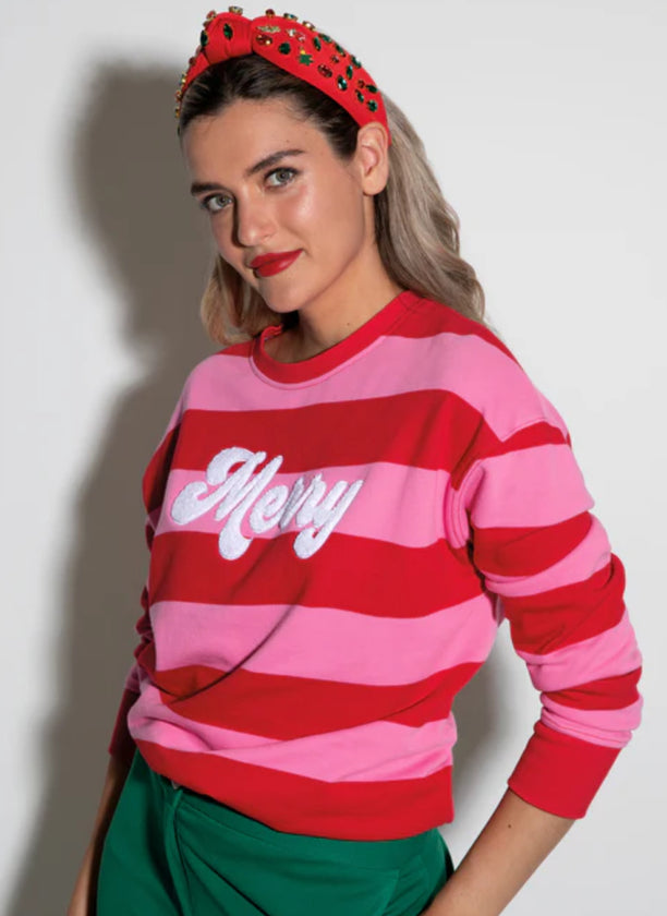 Merry Sweatshirt Stripe