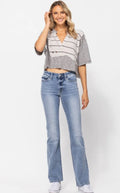 JB Midrise Daisy Bootcut Denim
