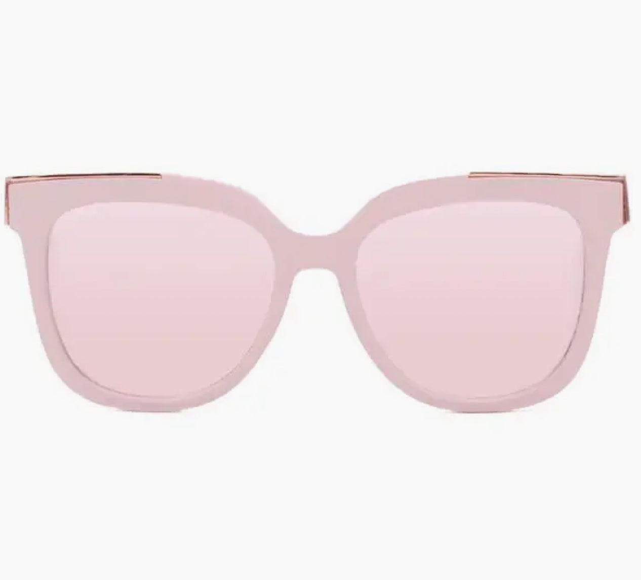 TopFoxx Rose Gold Coco Sunnies-Market Grey Boutique