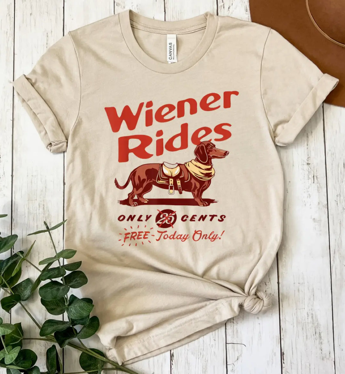 Weiner Rides Graphic Tee