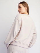Luxe Scuba Crewneck Sweatshirt-Market Grey Boutique