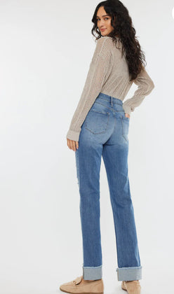 KC Trini High Rise Straight Jeans