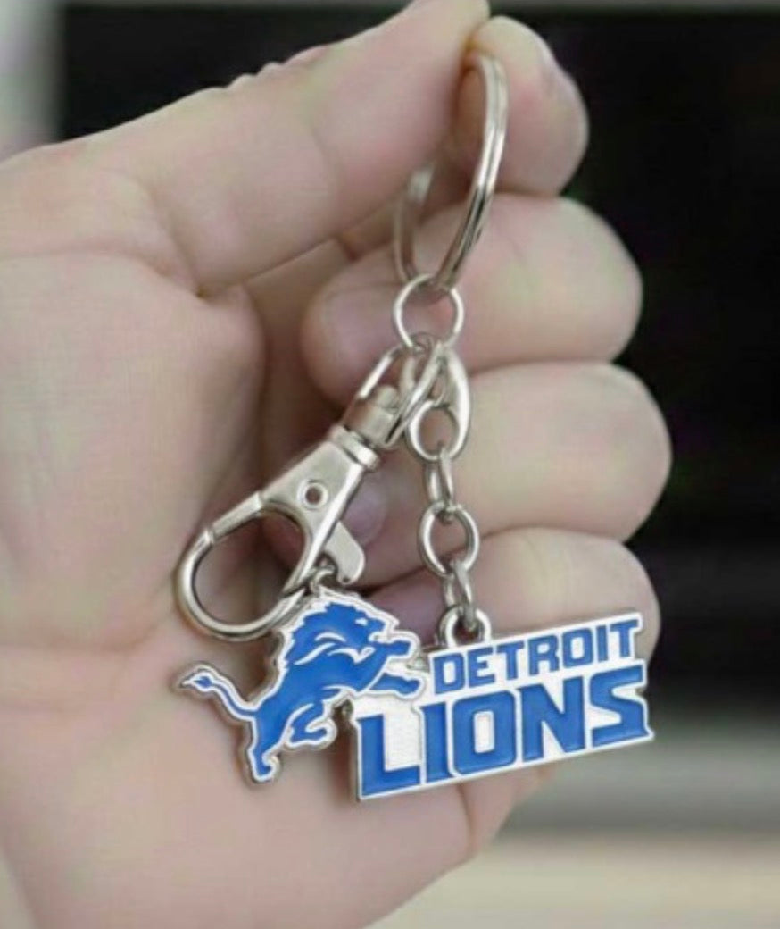Detroit Lions Logo Heavyweight Keychain
