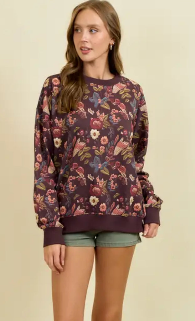 Fall Florals Sweatshirt