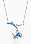 NFL Detroit Lions Dual Infinity Necklace