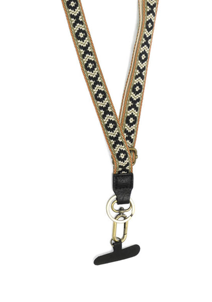 Neutral X’s & O’s Adjustable Lanyard