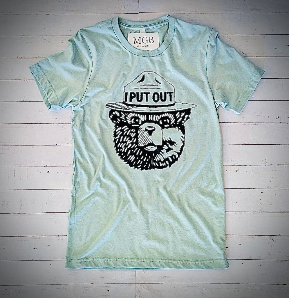 Unisex Smoky Bear Graphic Tee