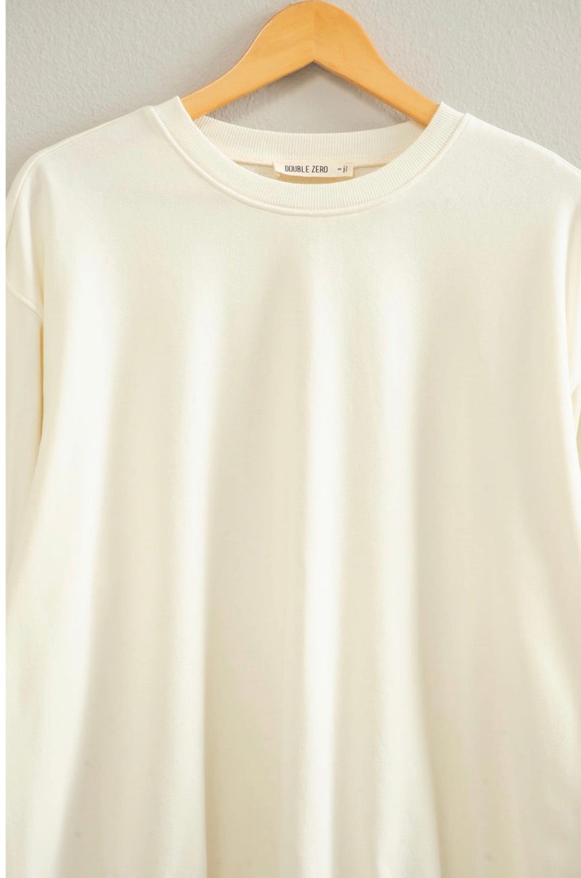 Mineral Wash Crew Neck Sweatshirt