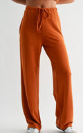 Burnt Amber Simple Scuba Lounge Pants