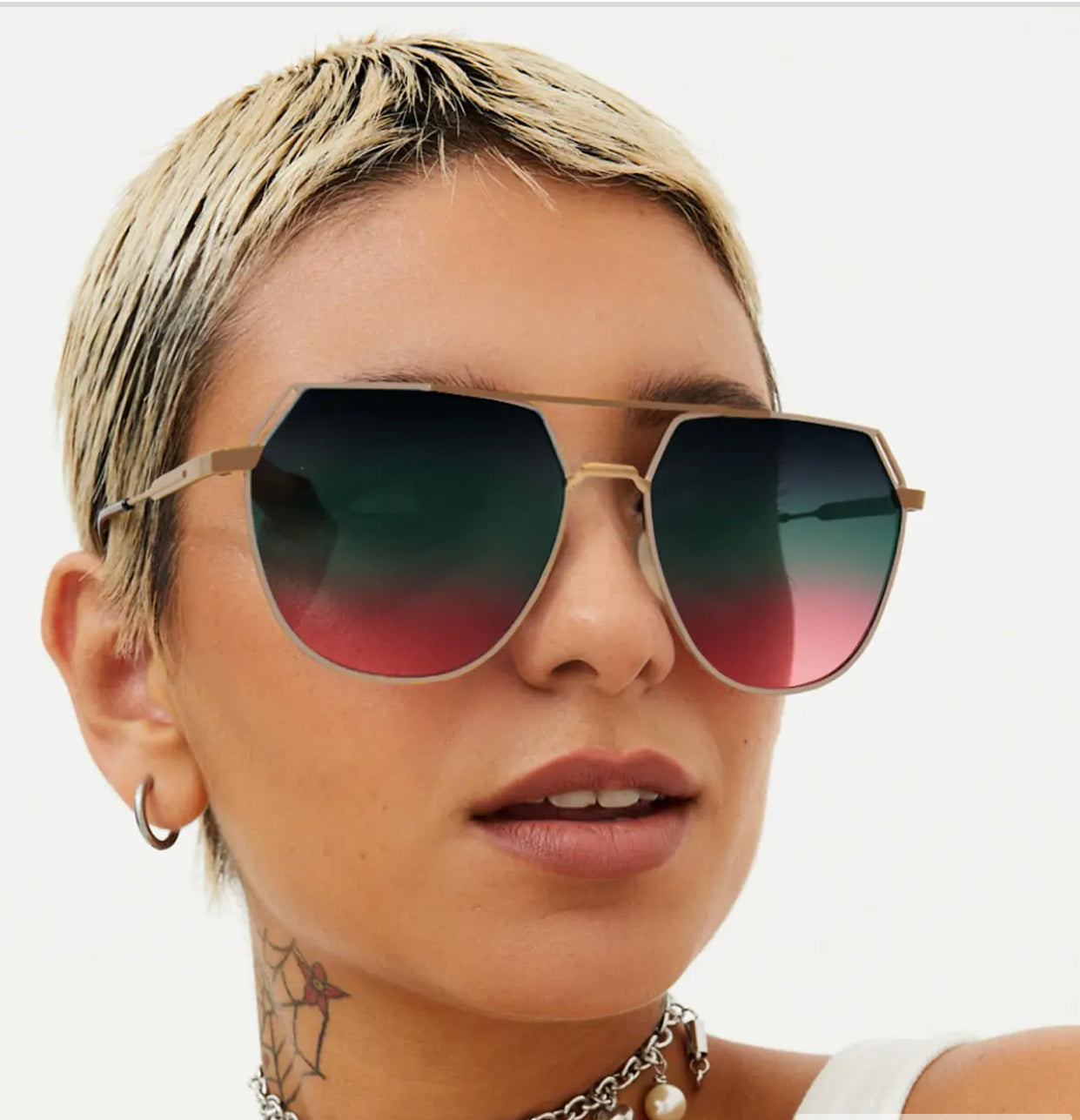 TopFoxx Farrah Rainbow Aviator Sunnies