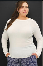 Round Neck Basic Layering Top-Market Grey Boutique