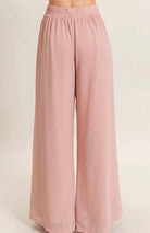 Blush Wide Leg Elegant Pant-Market Grey Boutique