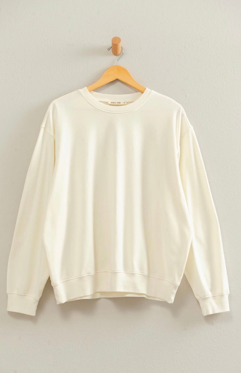 Mineral Wash Crew Neck Sweatshirt