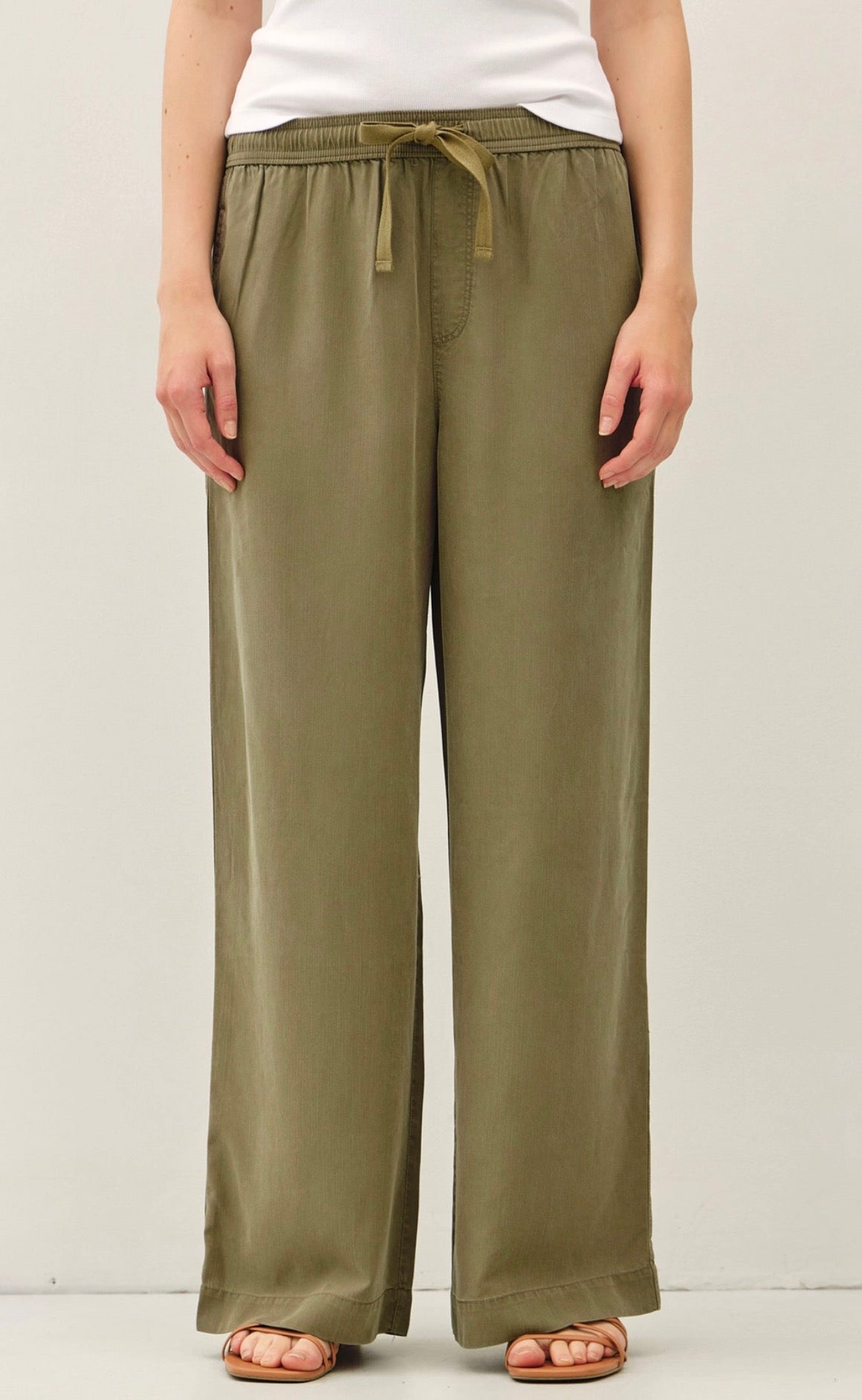 Caper Tencel Pants-Market Grey Boutique