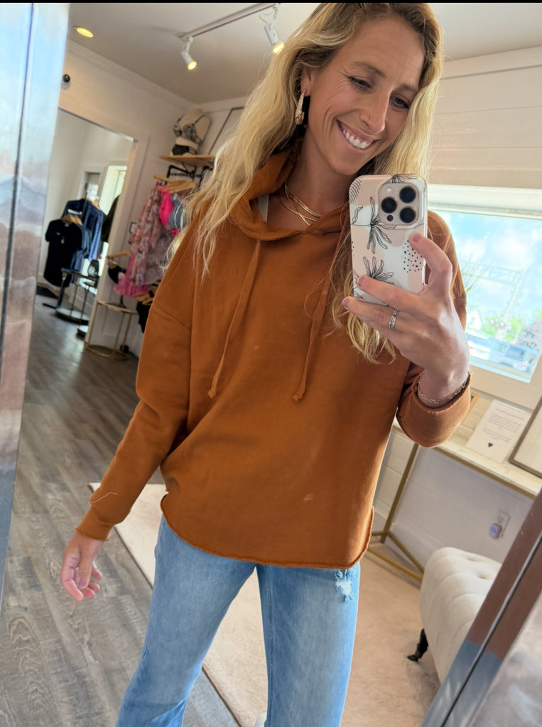 Burnt Orange Malibu Hoodie