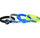 Detroit Lions Silicone Bracelet 4 pack-Market Grey Boutique