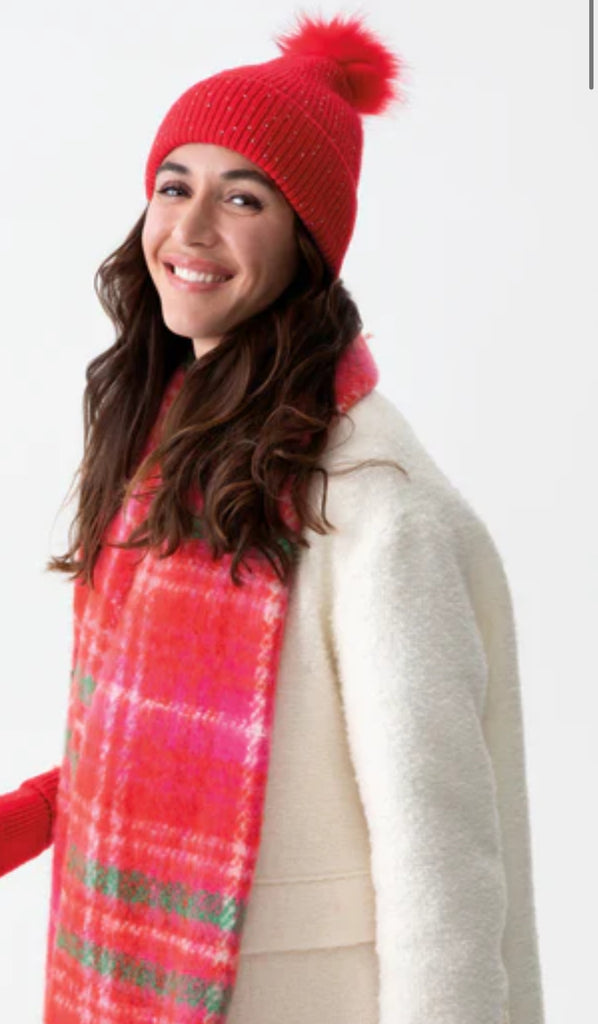 Shiraleah Natalia Beanie Red