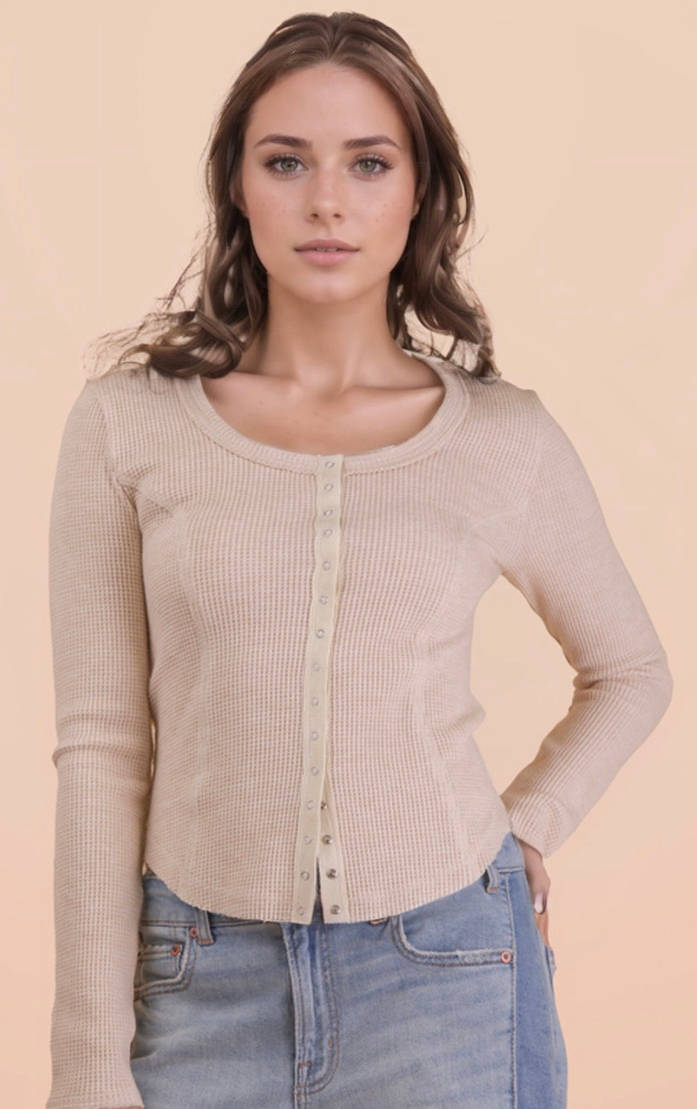 Button Down Fitted Thermal