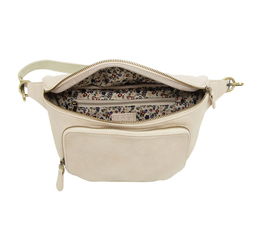 Eggshell Rory Organizer Sling Belt Bag