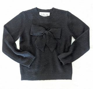 Black Bow Detail Sweater