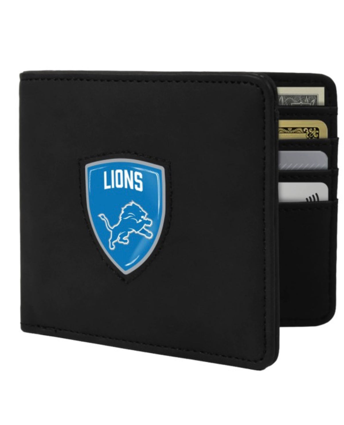 Detroit Lions Shield Wallet-Market Grey Boutique