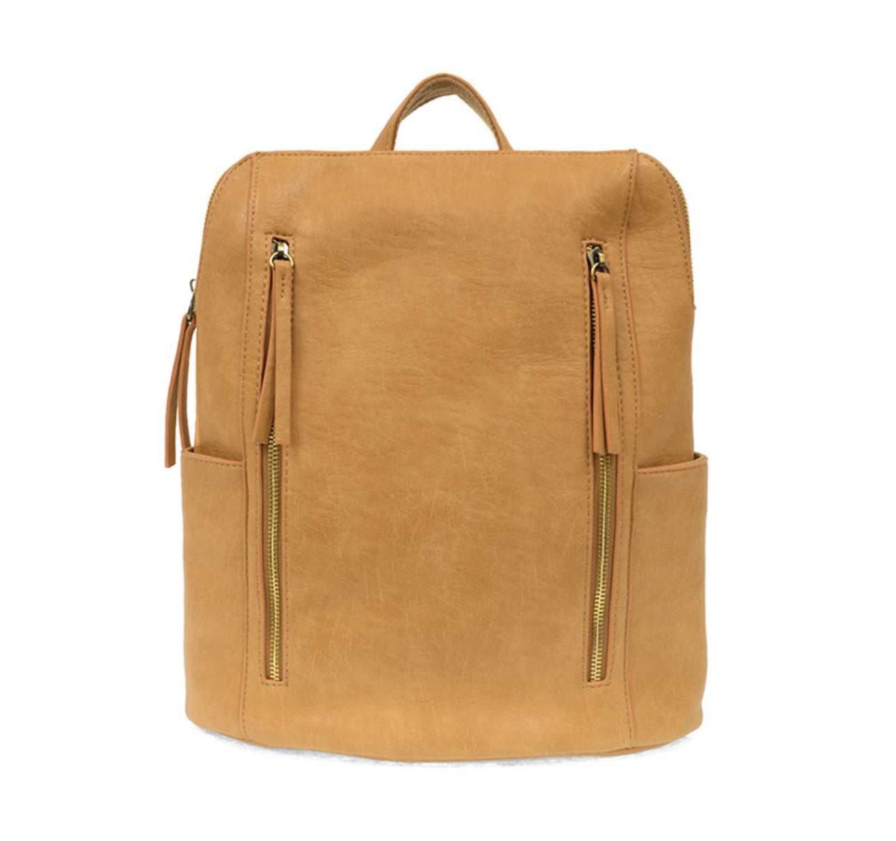 Camel Raegan Double Zipper Backpack