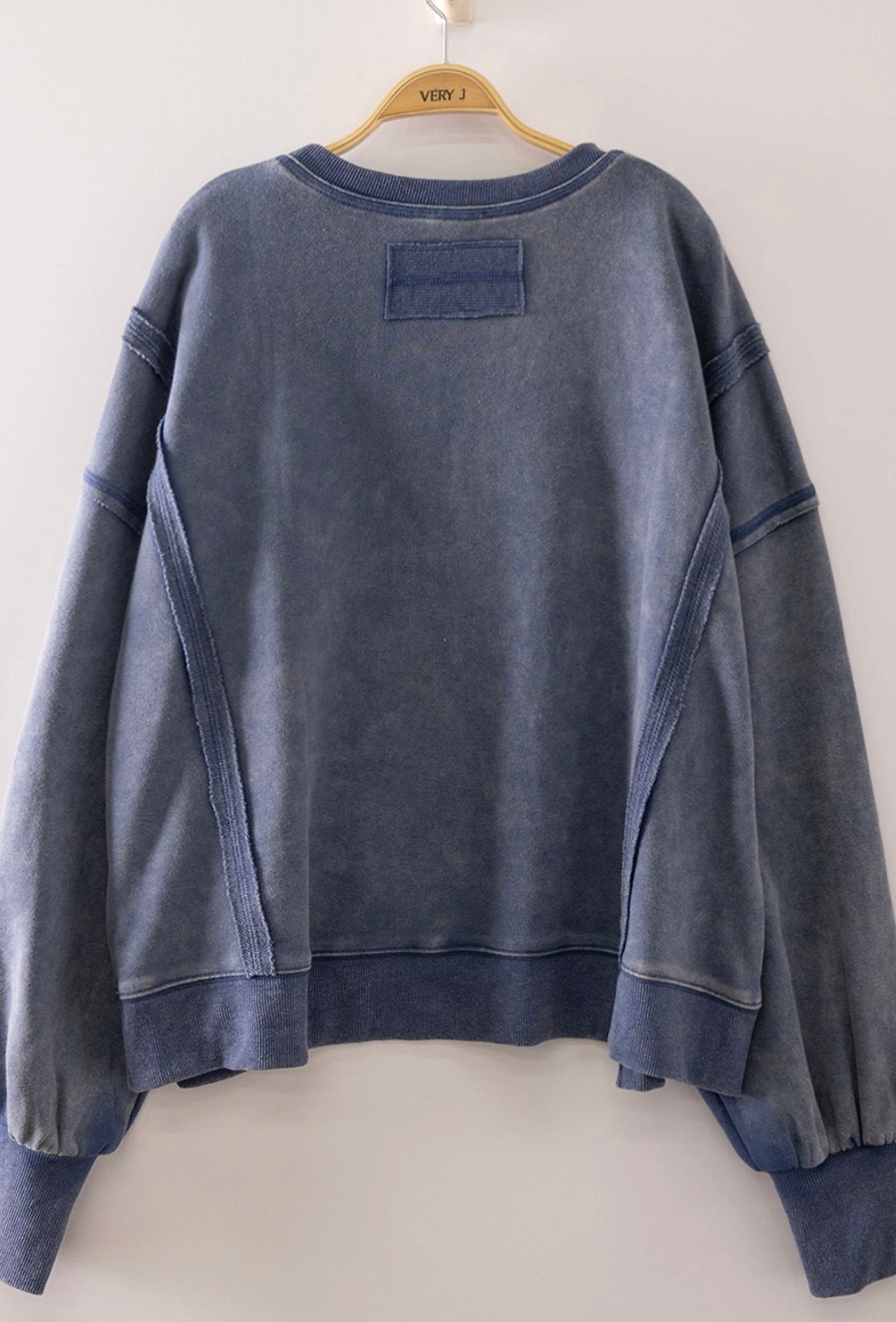 Vintage Washed Sweatshirt-Market Grey Boutique