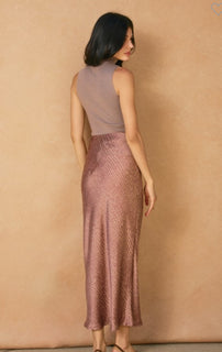 Desert Pebbles Midi Skirt