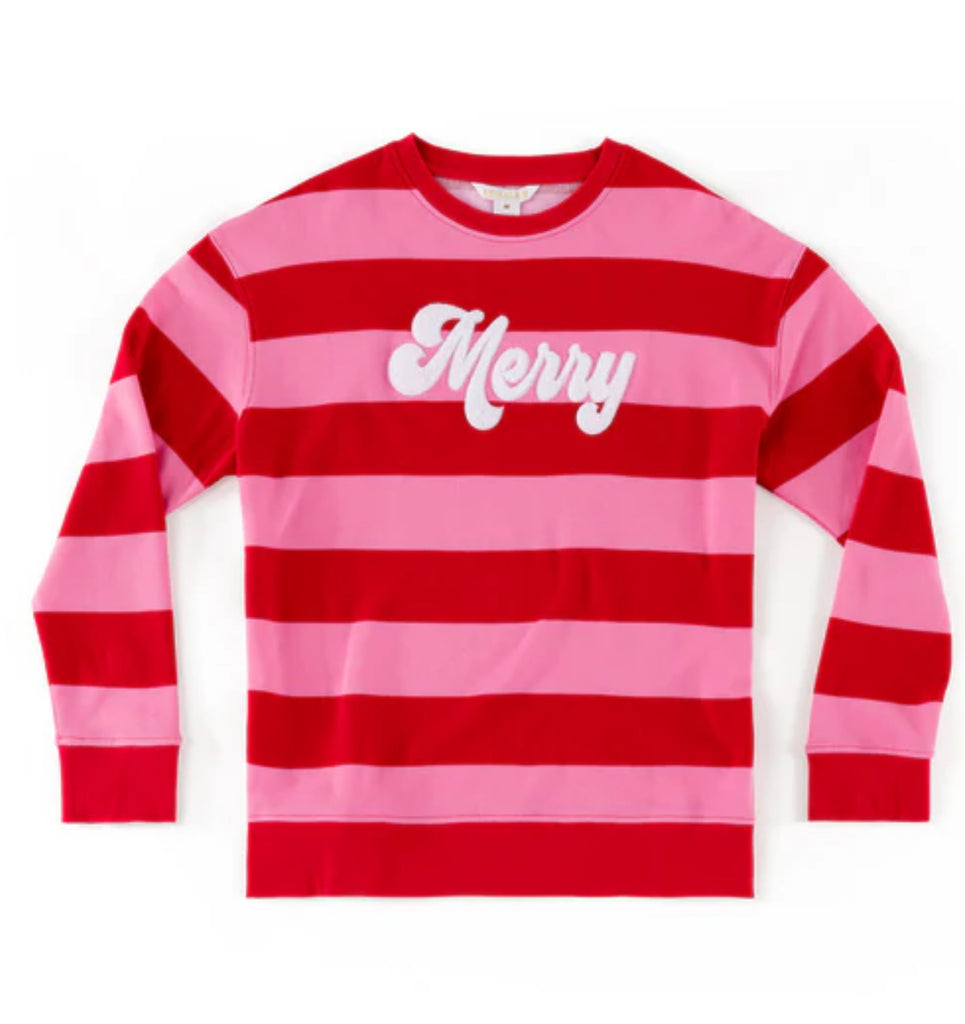 Merry Sweatshirt Stripe