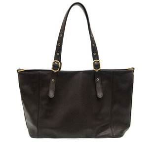 Black Shelby Studded Tote Bag