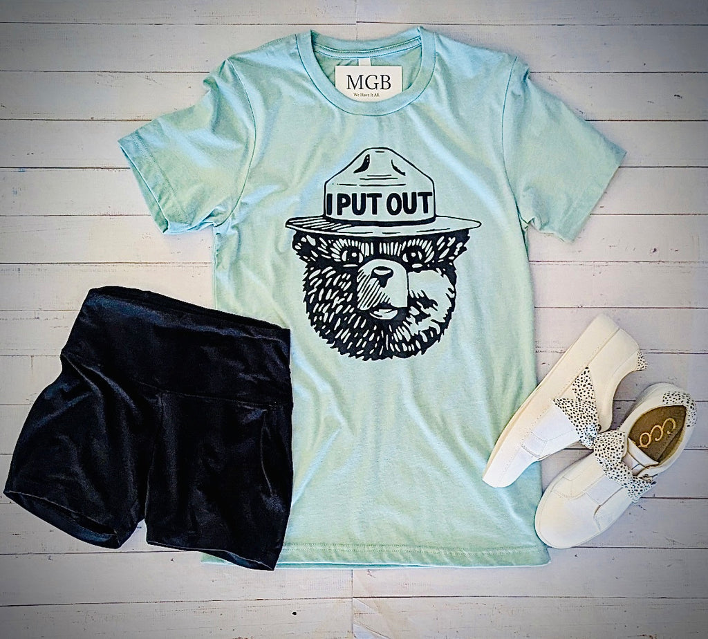 Unisex Smoky Bear Graphic Tee
