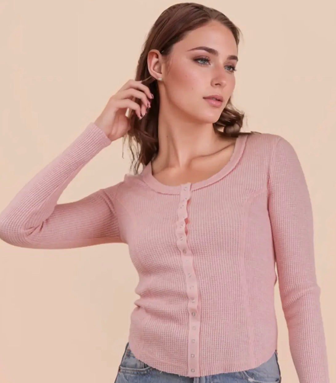 Button Down Fitted Thermal