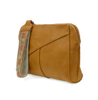Mustard Gigi Crossbody with Woven Wristlet Strap-Market Grey Boutique