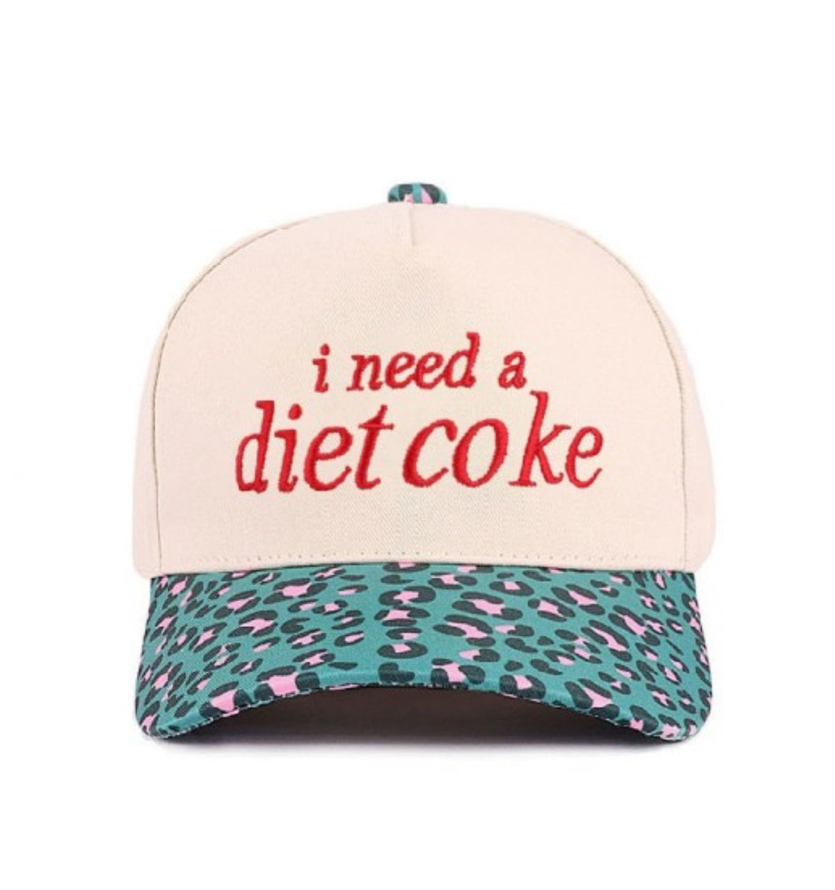 I Need a Diet Coke Ball Cap-Market Grey Boutique